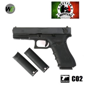 WE GLOCK 18 CO2 BLACK FULL METAL