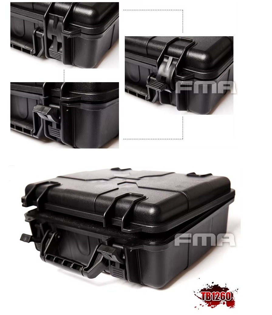 FMA Transport Case · Valigetta con Foam · Anti‑Polvere/Acqua · 28×24.5×10.8 cm (TB1260) - immagine 2