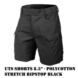 Helikon Tex Urban Tactical Short 8,5" Black - Bermuda tessuto Rip-Stop( SP-UTS-PR-01)