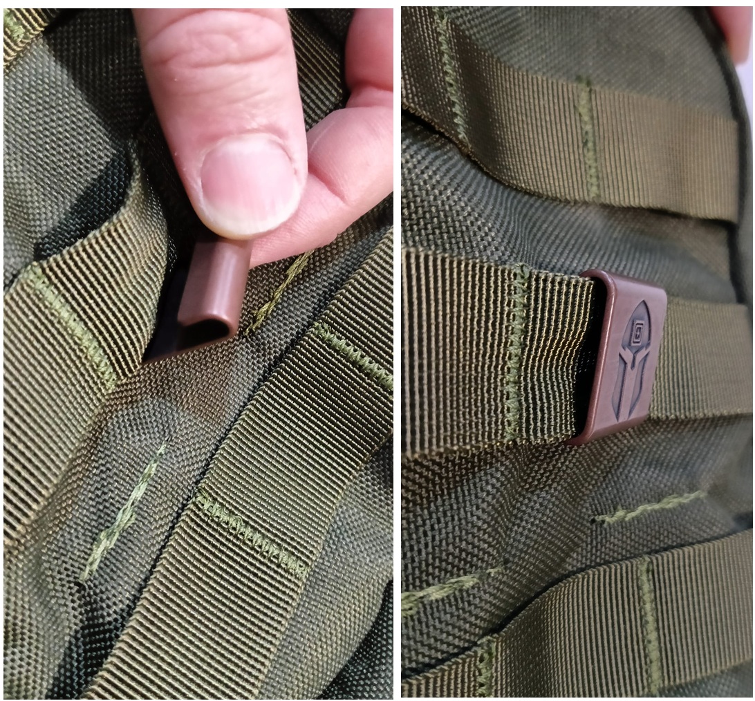 5.11 SPARTAN MOLLE CLIP - COPPER -81566 (realizzato in rame) - Image 3
