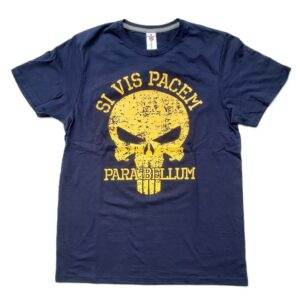"SI VIS PACEM PARA BELLUM " T-shirt Navy Blu