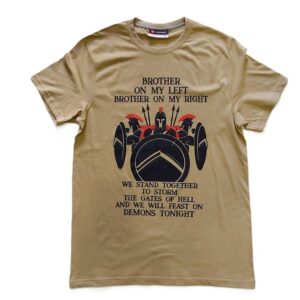 SPARTAN BROTHERHOOD - T-shirt coyote