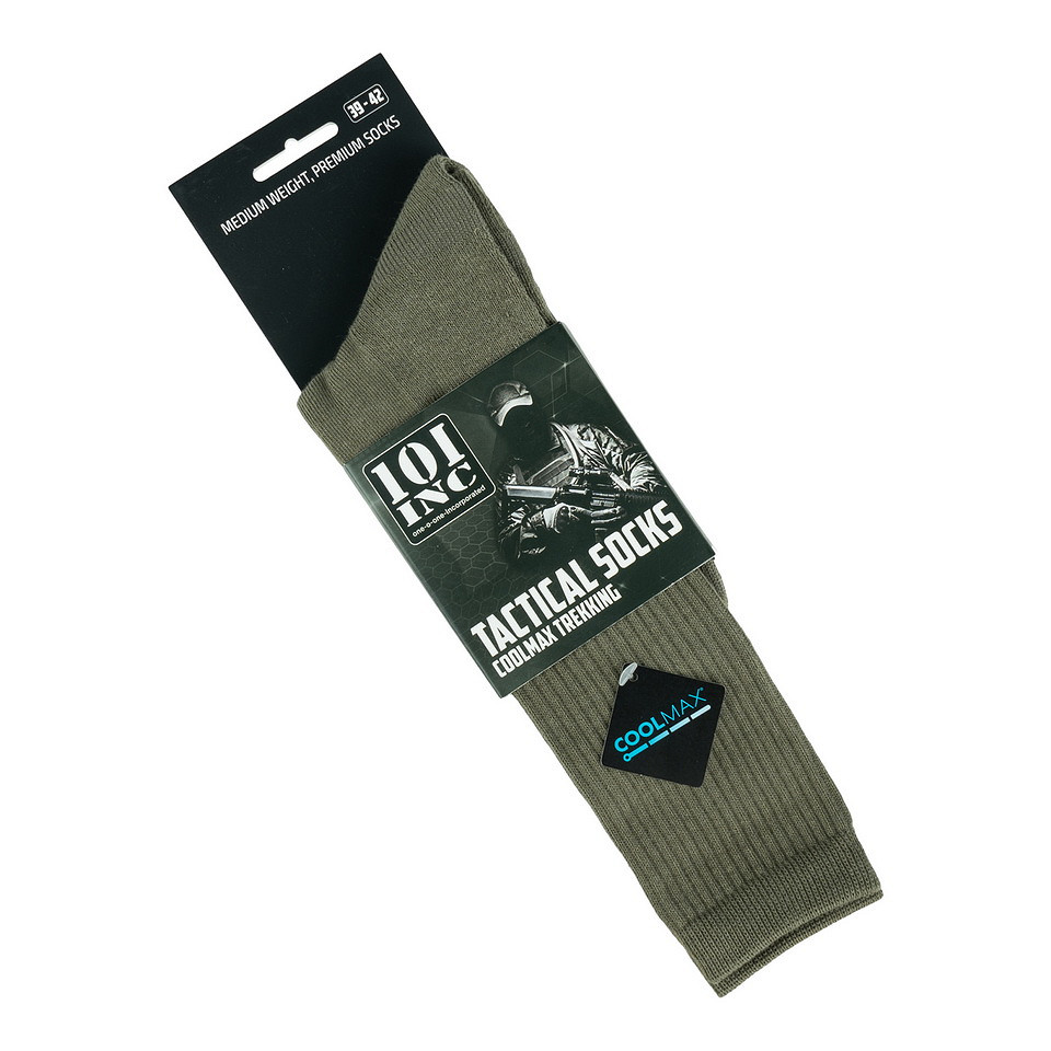 101 INC. Tactical Socks Olive Coolmax- calzettoni verdi - Image 2
