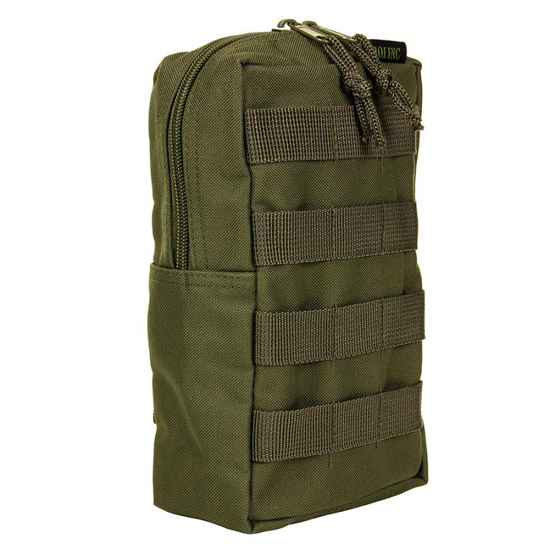 101 INC MOLLE UPRIGHT POUCH OLIVE ( LQ12120)