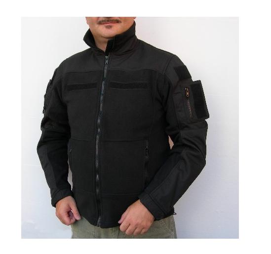 101 INC Performance Fleece Tac Jacket Black - immagine 3