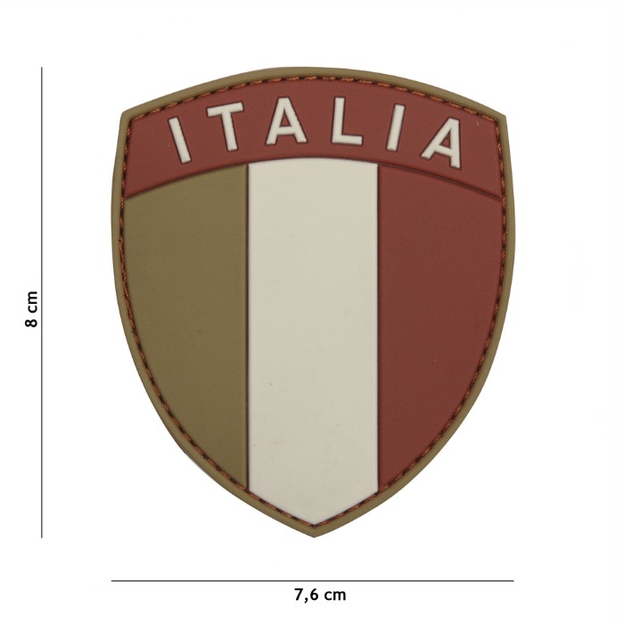 101 INC SCUDETTO ITALIA DESERT - PVC PATCH CON VELCRO SUL RETRO