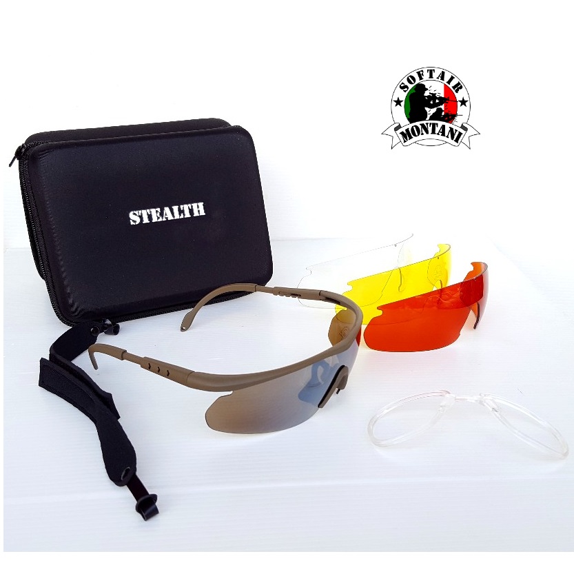 101 INC Stealth Shooting Olive goggle complete set