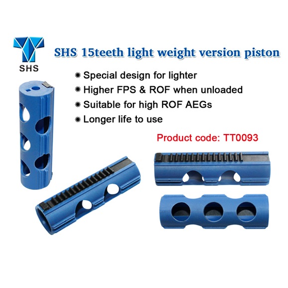 SHS Pistone 15 denti in metallo