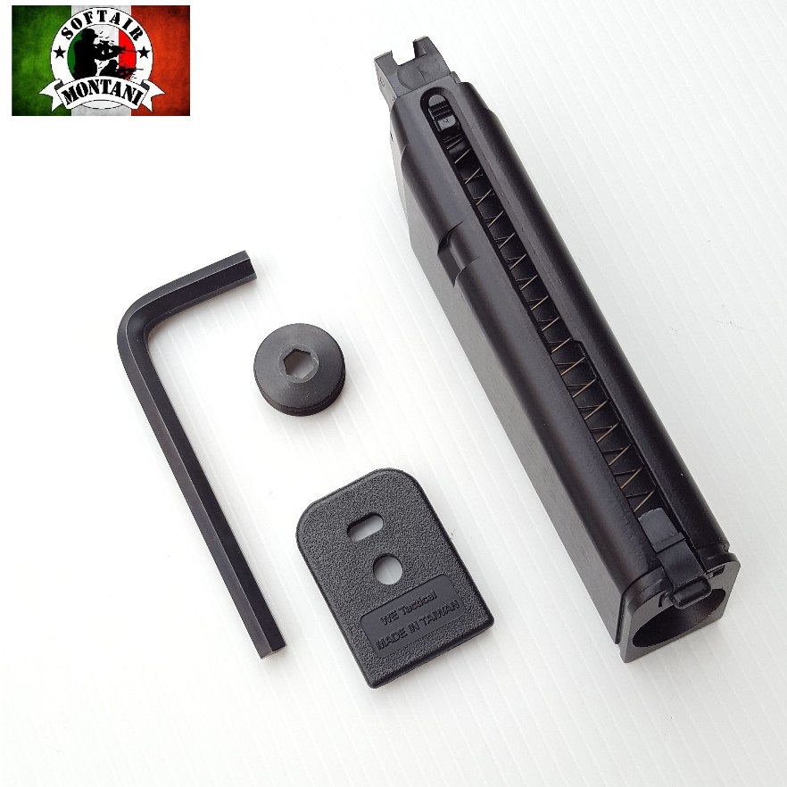WE GLOCK 18 G FORCE CO2 BLACK - canna gold - immagine 5