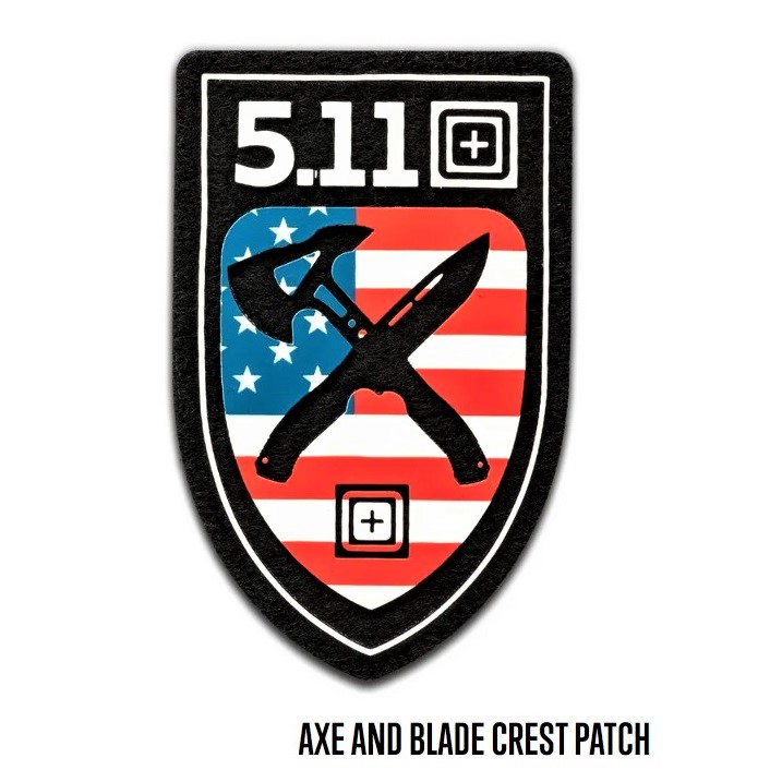 5.11 AXE AND BLADE PVC Patch (92244)