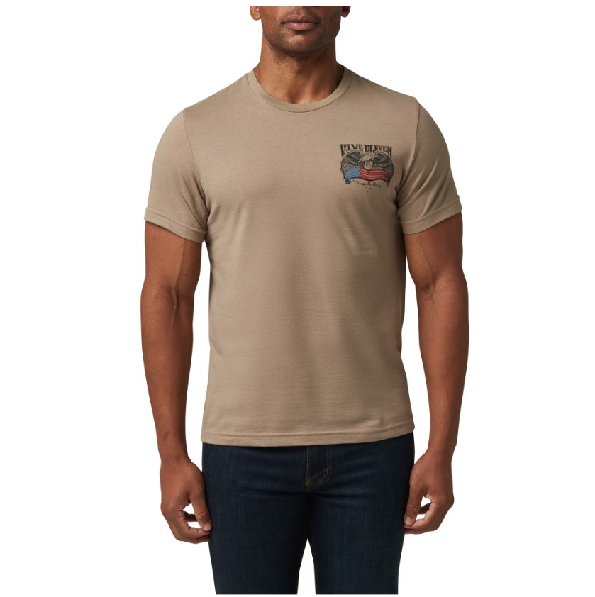 5.11 Birds And Banners SS Tee Desert Brush (76166ADD) - Image 3