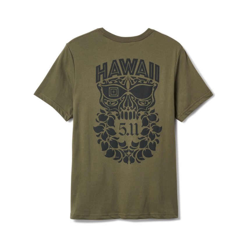 5.11 Braddah Skull S/S Tee Ranger Green (76166AKZ)