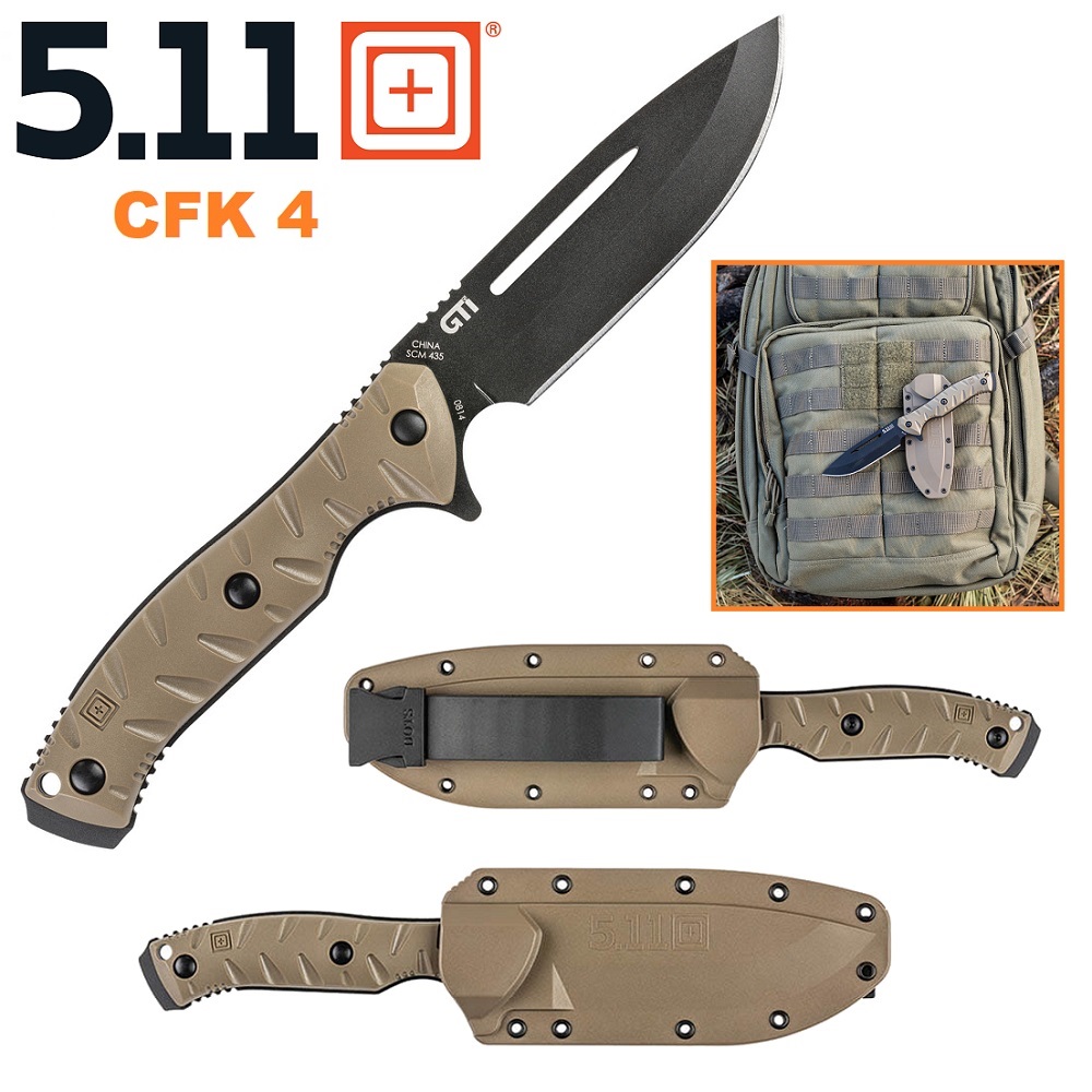 5.11 Tactical CFK4 Camp & Field Knife - MOLLE sheath (51152)