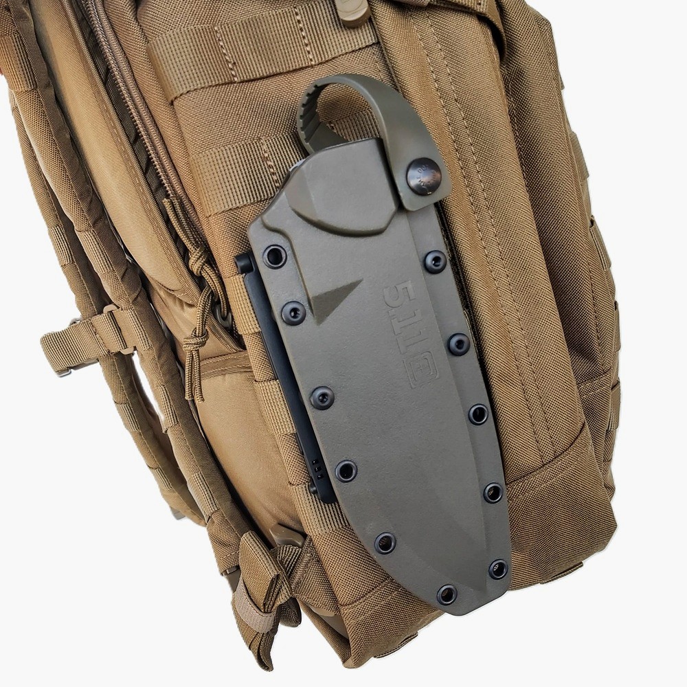 5.11 Tactical CFK7 PEACEMAKER Knife Ranger Green - MOLLE sheath (51173) - Image 11