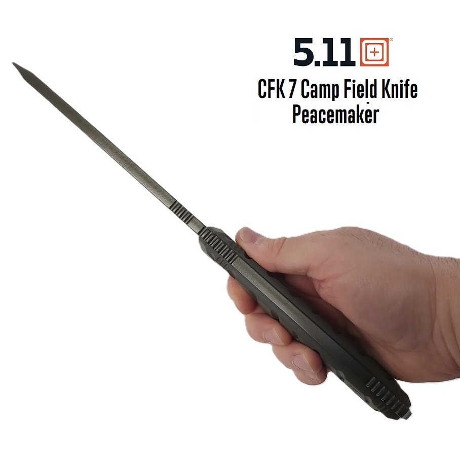 5.11 Tactical CFK7 PEACEMAKER Knife Ranger Green - MOLLE sheath (51173) - Image 4
