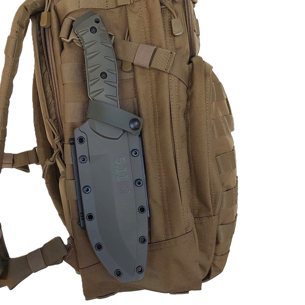 5.11 Tactical CFK7 PEACEMAKER Knife Ranger Green - MOLLE sheath (51173) - Image 6