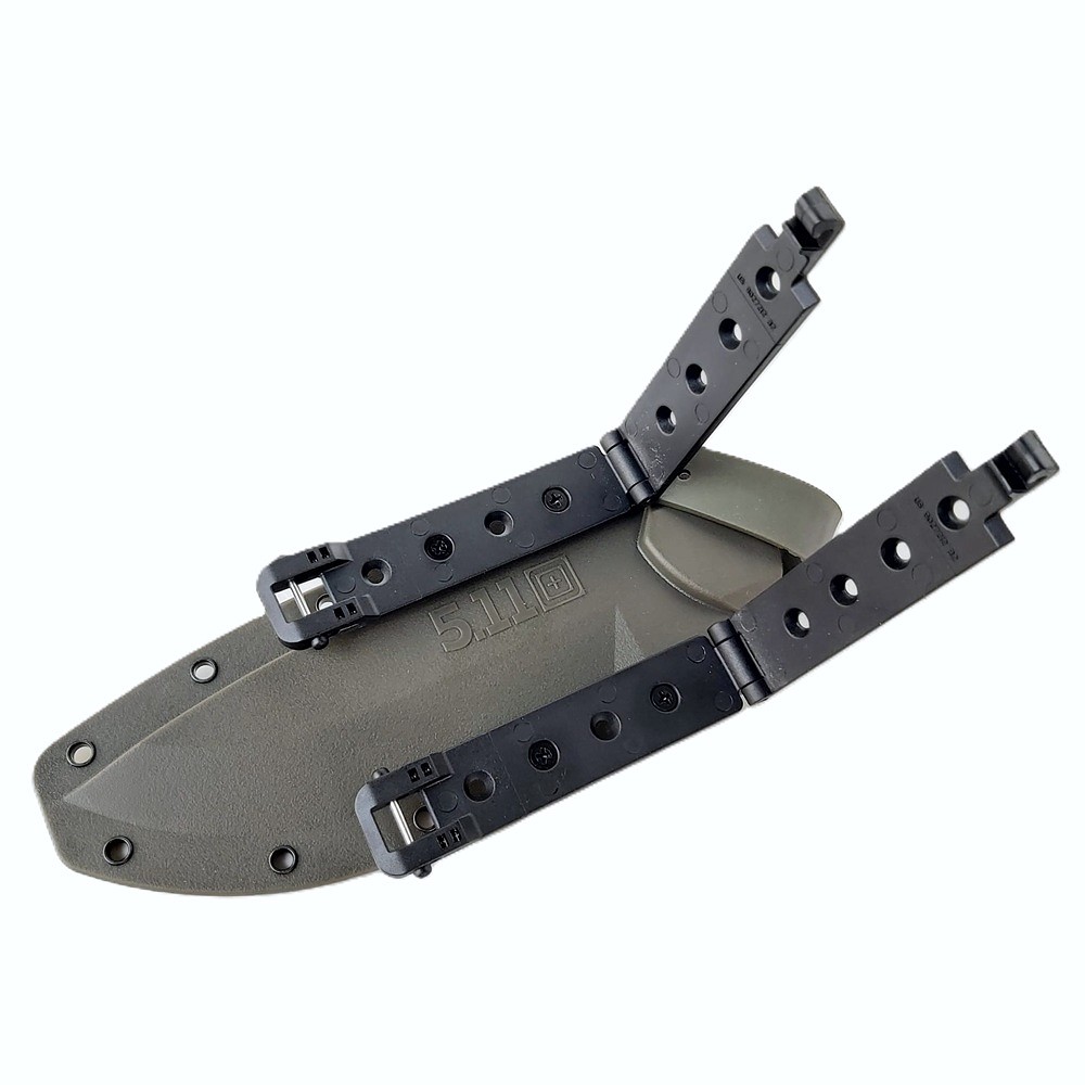 5.11 Tactical CFK7 PEACEMAKER Knife Ranger Green - MOLLE sheath (51173) - Image 9