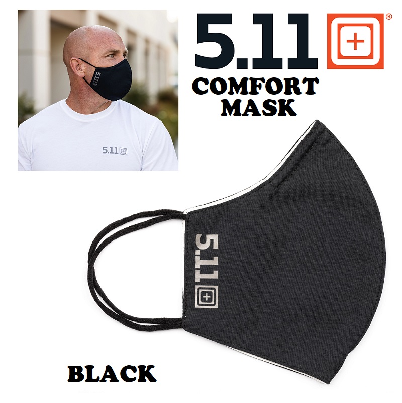 5.11 Black Comfort mask (89500)