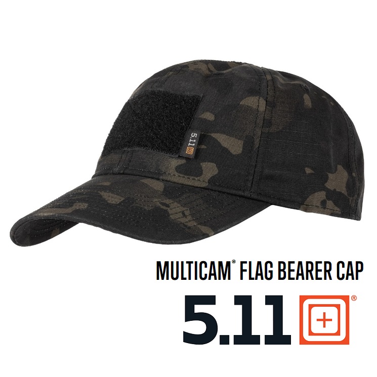 5.11 FLAG BEARER CAP MULTICAM BLACK (89063)