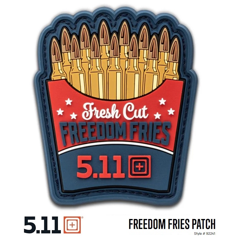 5.11 FREEDOM FRIES PVC PATCH (92241)
