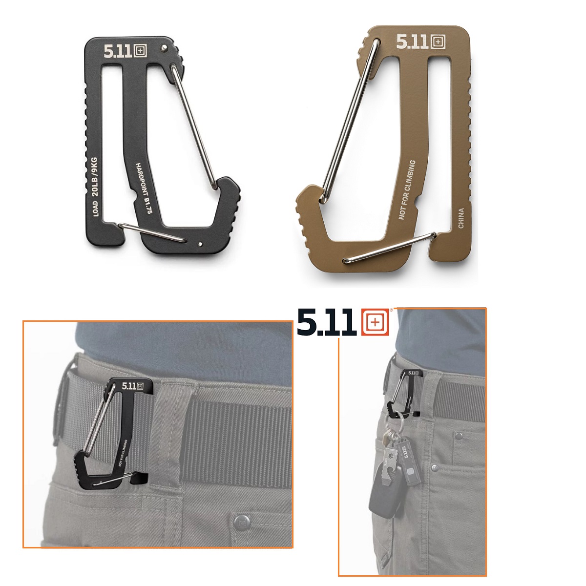 5.11 HARDPOINT B1.75 EDC KARABINER (56710)