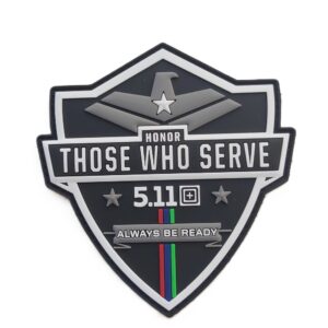 5.11 HONOR WHO THAT SERVE PVC PATCH (81896)