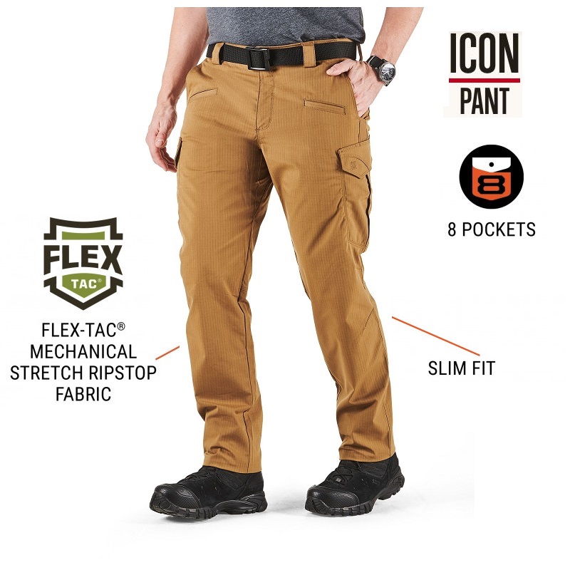 5.11 ICON PANT- Colore Kangaroo(74521-134)