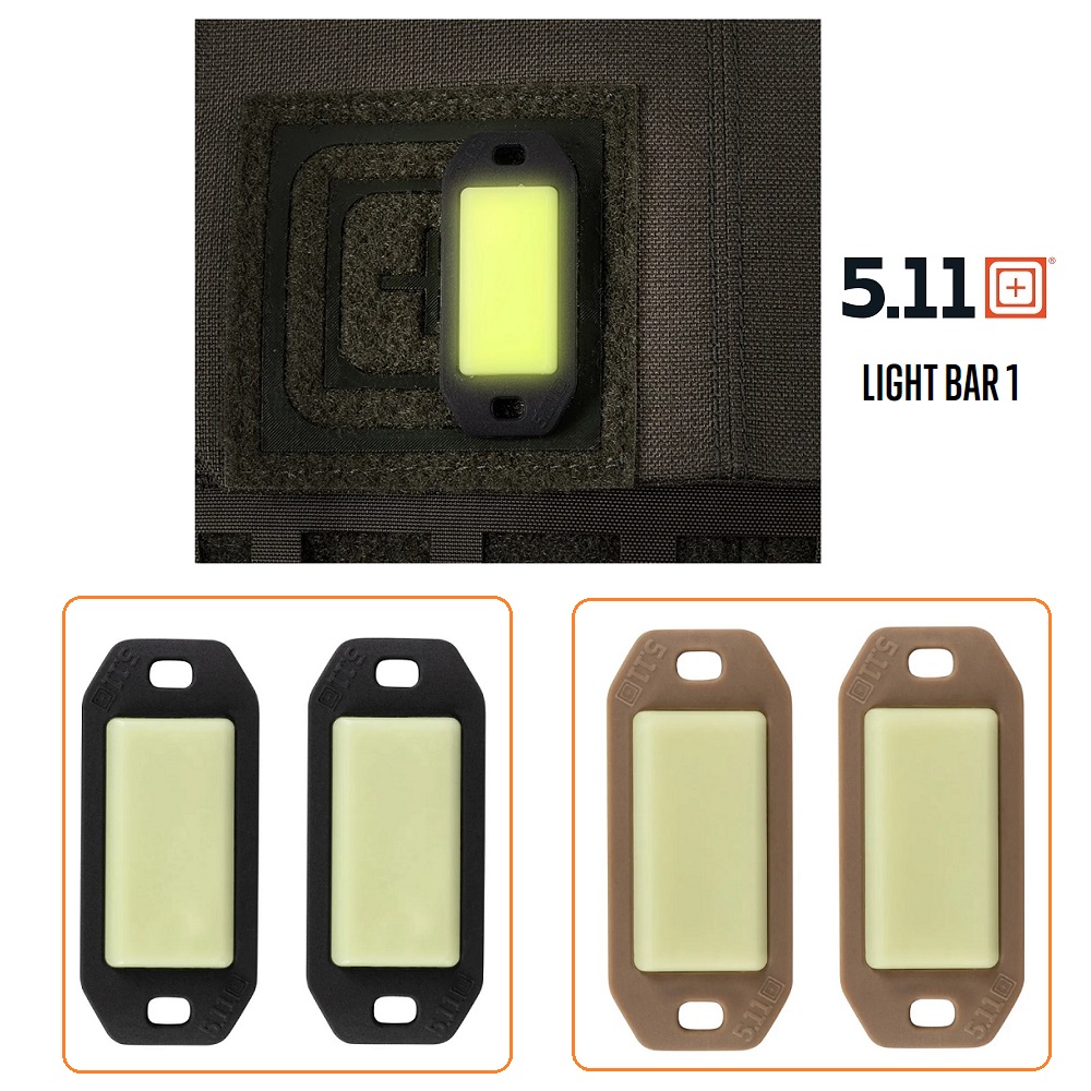 5.11 LIGHT BAR 1(56806) Venduti in coppia - barra fluorescente con velcro sul retro