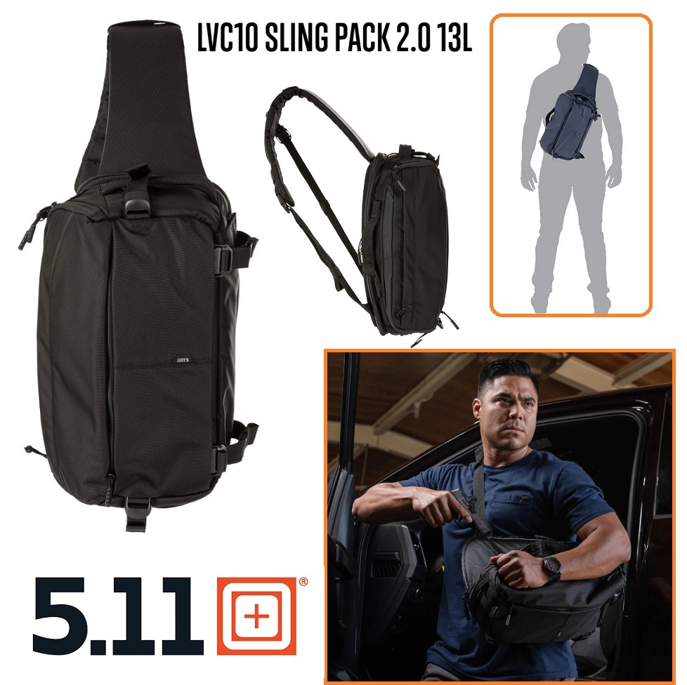 5.11 LVC10 Sling Pack 2.0 - Black (56701ABR-019)