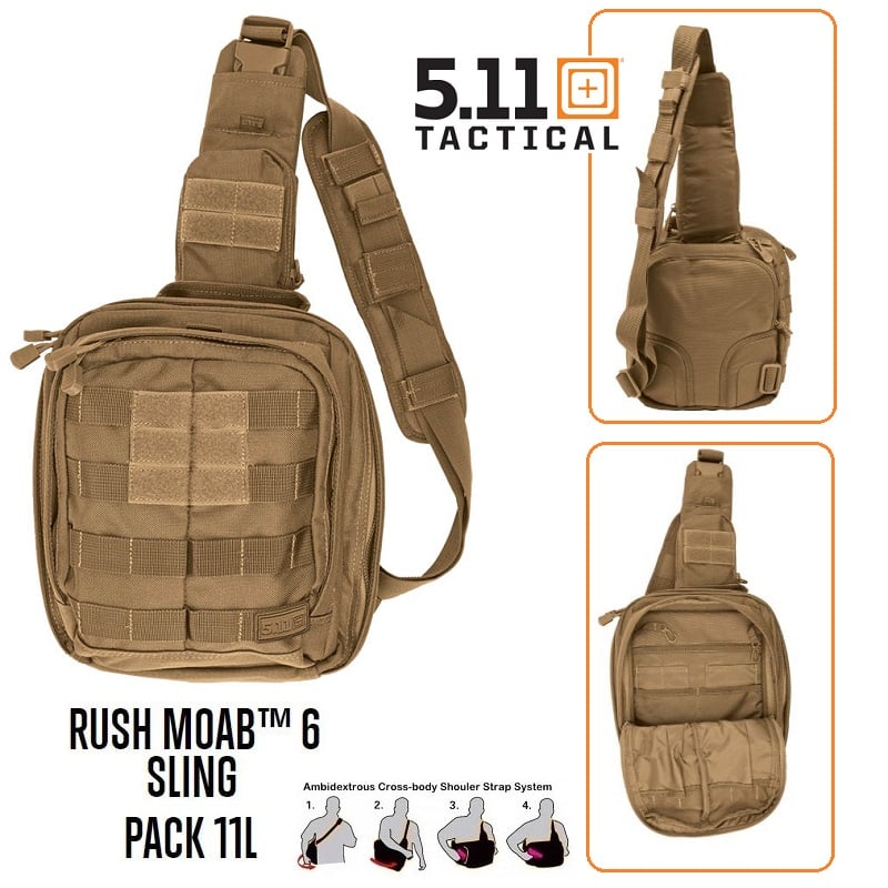 5.11 MOAB 6 Sling Pack Kangaroo - zainetto monospalla 11 litri(56963-134)