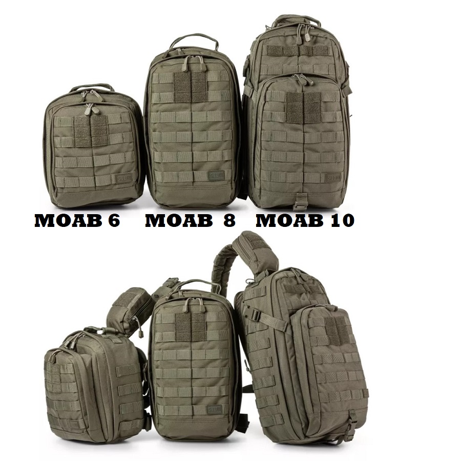 5.11 RUSH® MOAB™ 8 SLING PACK BLACK 13Liter (56810) Monospalla da 13 litri - Image 9
