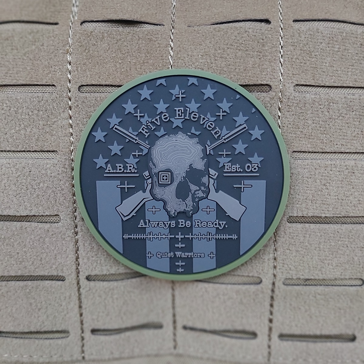 5.11 QUIET WARRIOR USA PVC PATCH (92242) - immagine 2