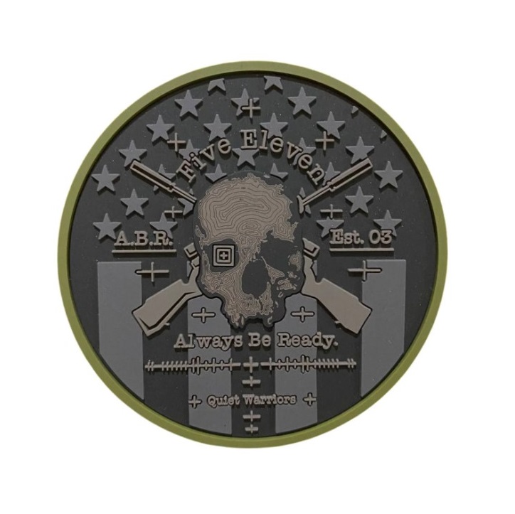 5.11 QUIET WARRIOR USA PVC PATCH (92242)