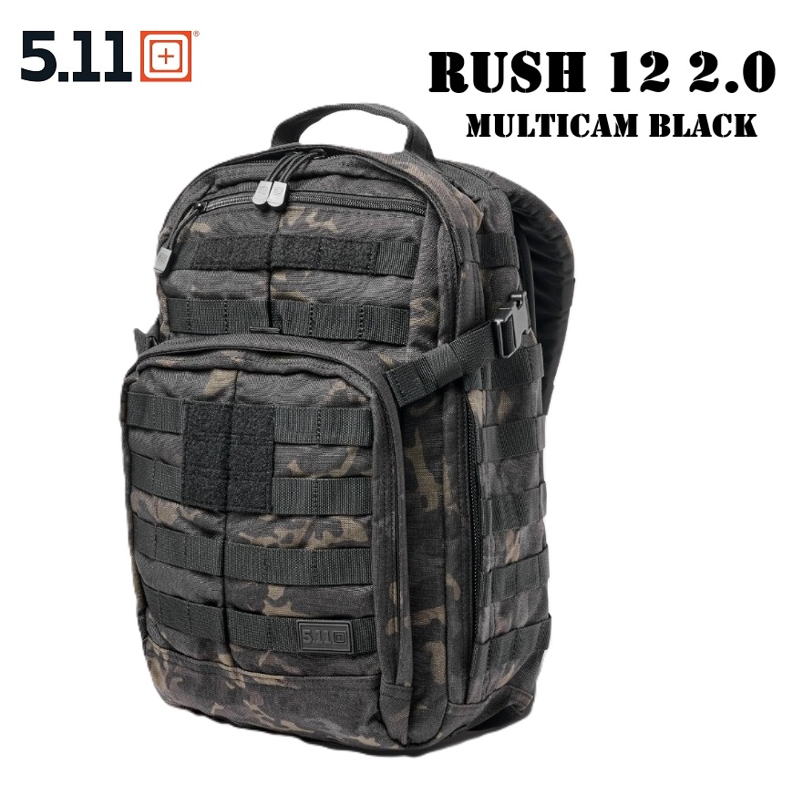 5.11 RUSH 12 2.0 Backpack Multicam Black 24 Lt.(56561)