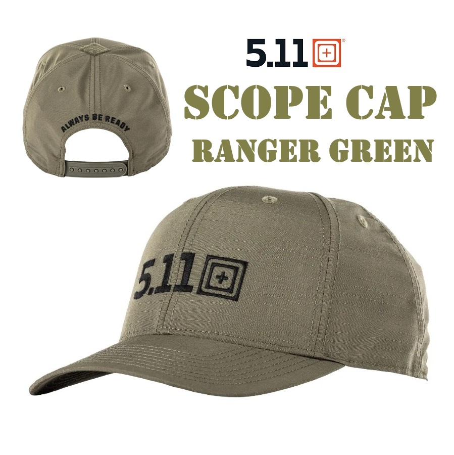 5.11 SCOPE CAP RANGER GREEN