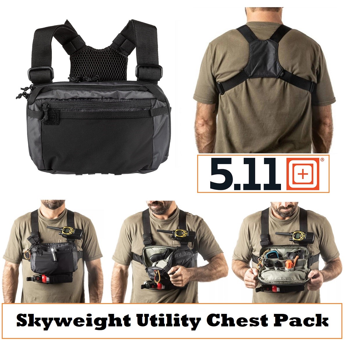 5.11 Skyweight Utility Chest Pack - Volcanic (56770-098)