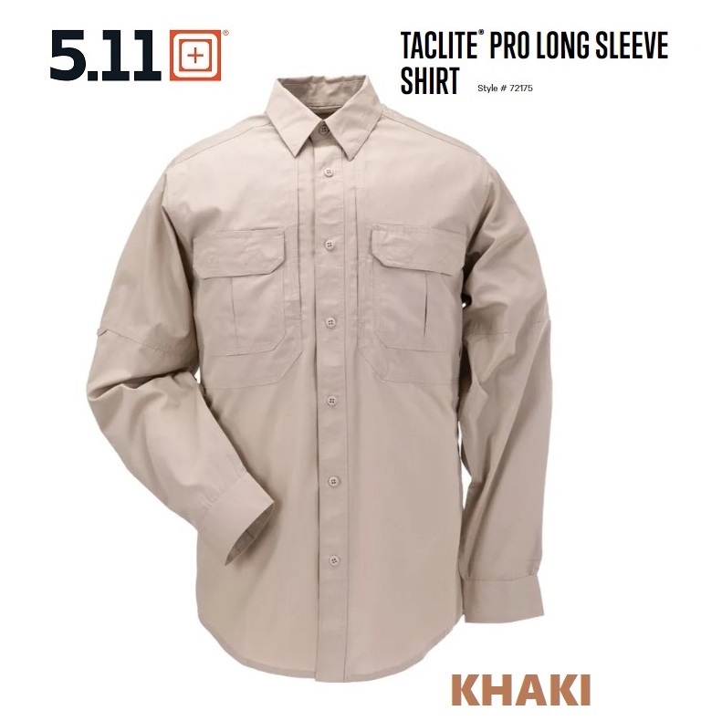 5.11 Taclite Pro Long Sleeve Shirt Khaki (72175)