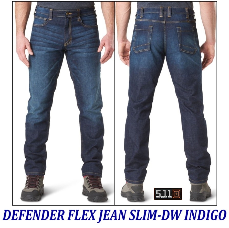 5.11 DEFENDER-FLEX SLIM JEAN 74465 - DW INDIGO
