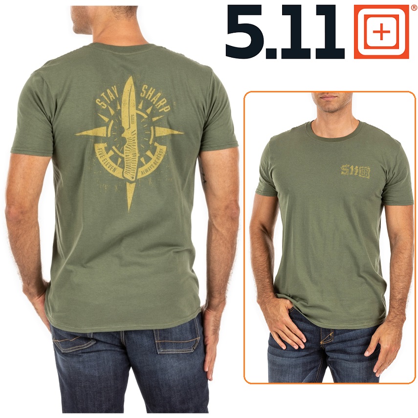 5.11 STAY SHARP t-shirt olive (41280ADB)
