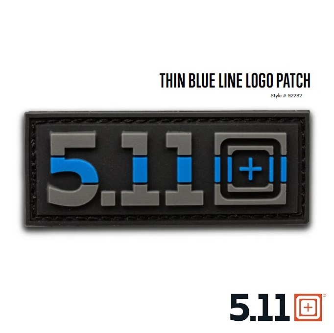5.11 "THIN BLUE LINE" logo patch PVC (92282)