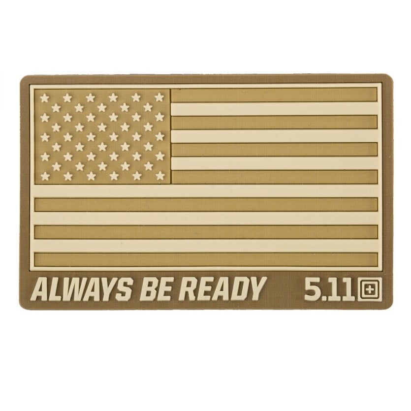 5.11 USA FLAG PVC PATCH - Coyote (81024-120)