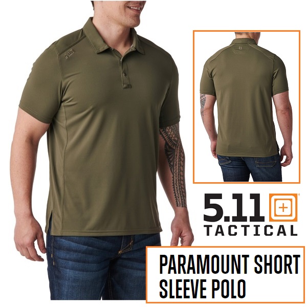 PARAMOUNT SHORT SLEEVE POLO RANGER GREEN(41221-186)