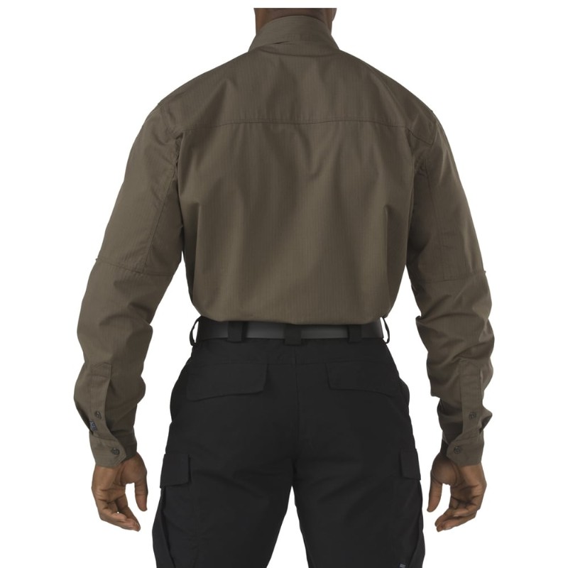 5.11 STRYKE SHIRT LONG SLEEVE RANGER GREEN ( verde scuro) - 72399 - immagine 3