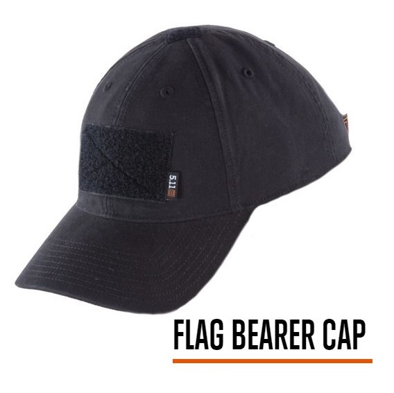 5.11 FLAG BEARER CAP BLACK (89406-019)