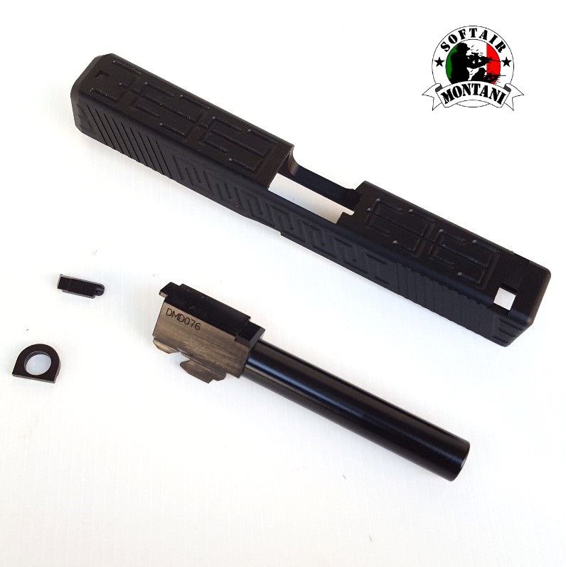 5KU G17 Carrello e Canna Esterna in alluminio nero - type 2