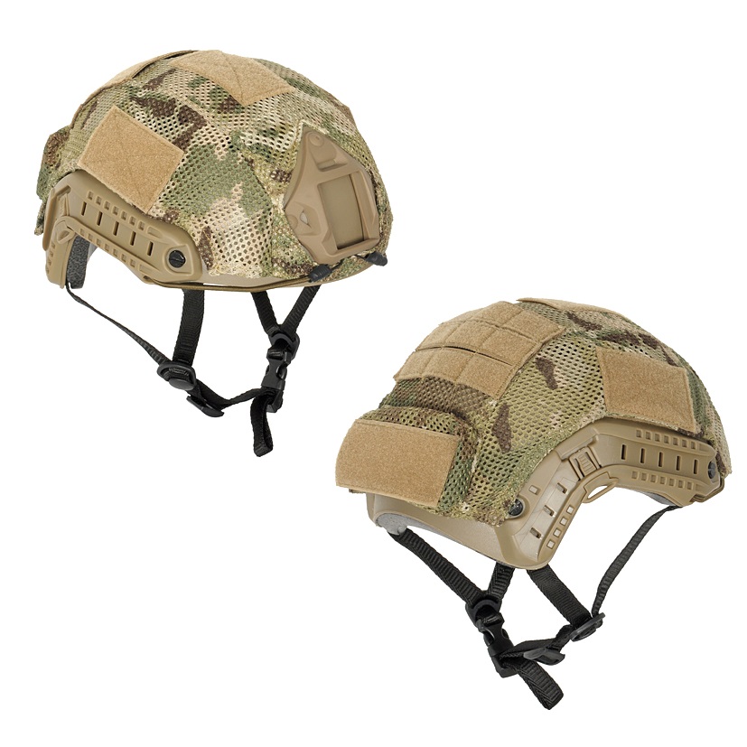 8FIELDS Fast Helmet Cover Mod B Multi Camo