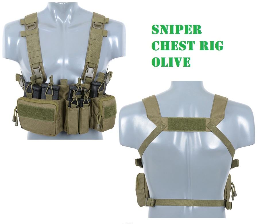 8FIELDS Sniper Chest Rig - Olive