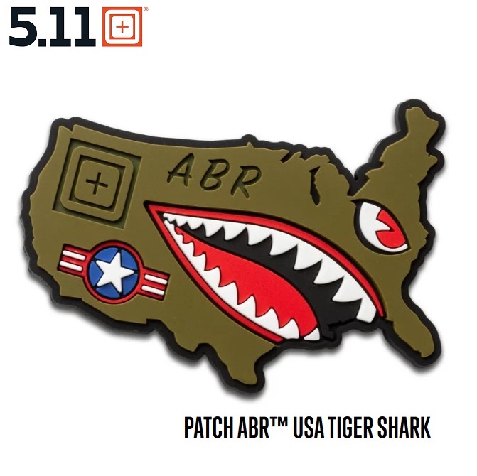5.11 USA TIGER SHARK PATCH (92392)