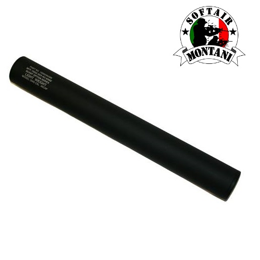 Action Spartan 40x335mm Light Weight Silencer - black aluminium