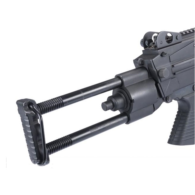 A&K M249 Minimi Para' Calcio estensibile nero - ricambio in metallo